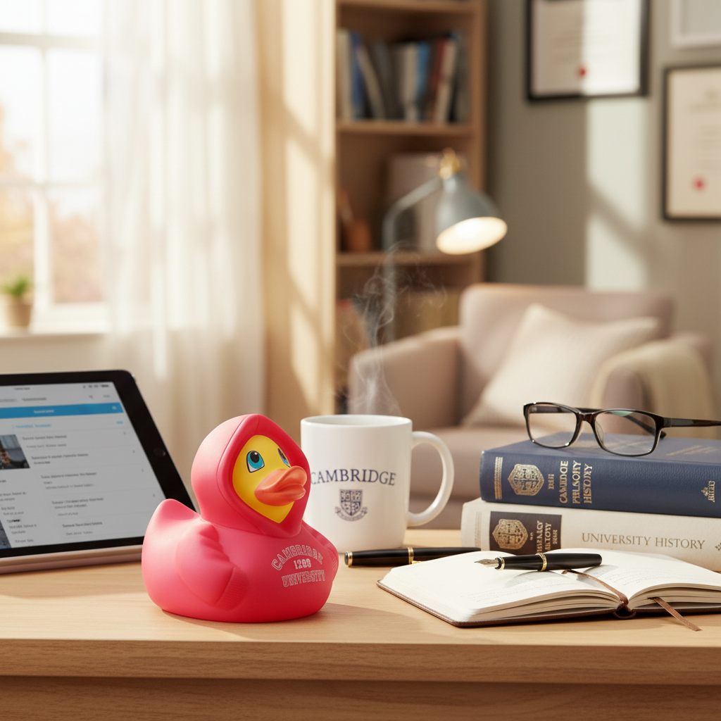 Canard Hoodie Cambridge University - Rouge