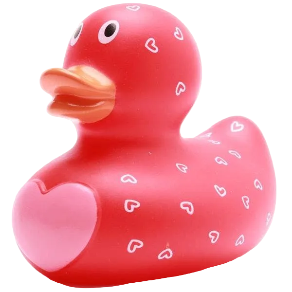 Canard Cœur - Rouge