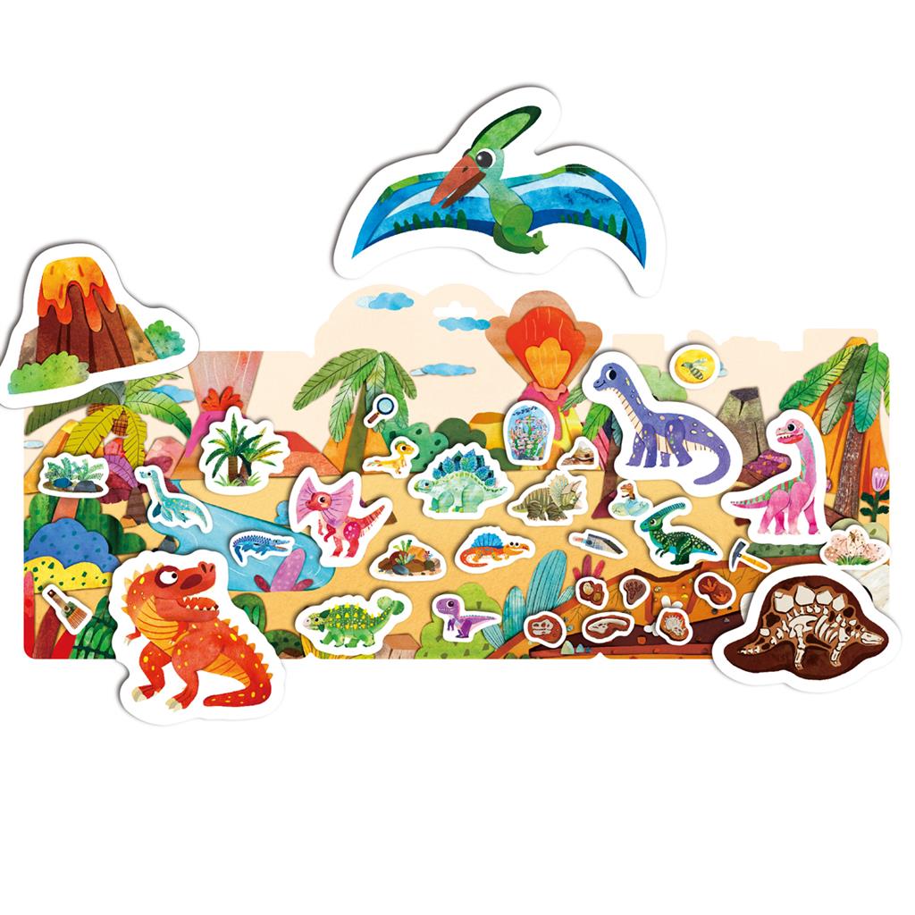 Autocollants Jelly - Le Pays Des Dinosaures
