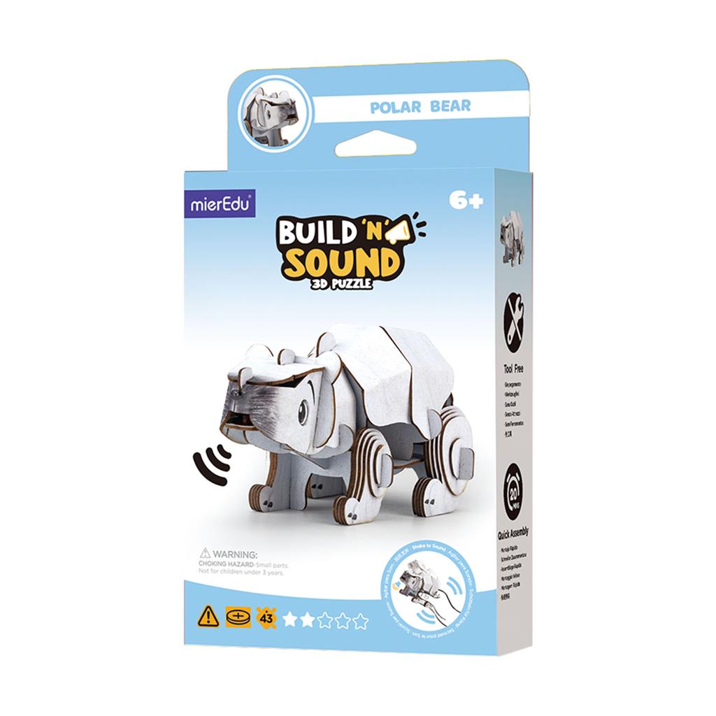Puzzle 3D Construction - Ours Polaire