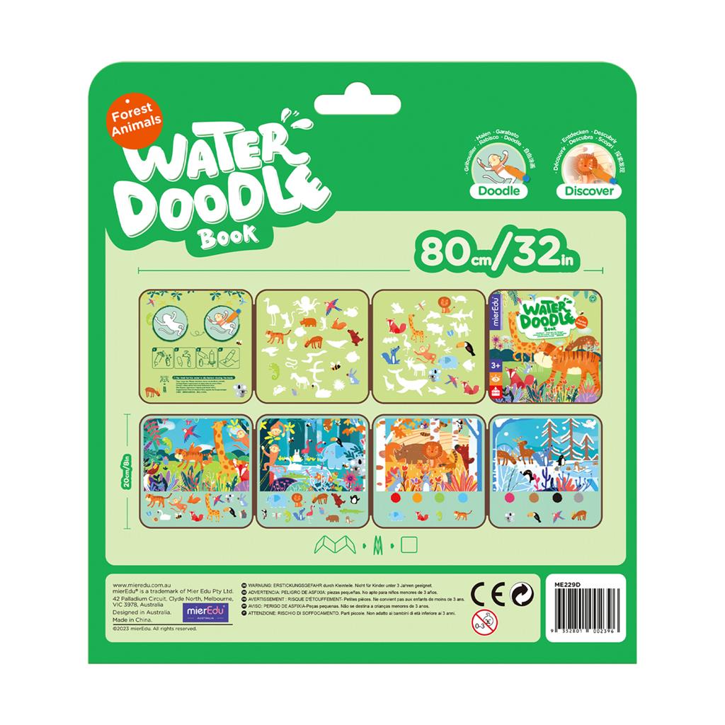 Peinture Magique à L'Eau - Animaux De La Forêt