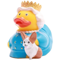 Königin Elizabeth Ente mit Corgi