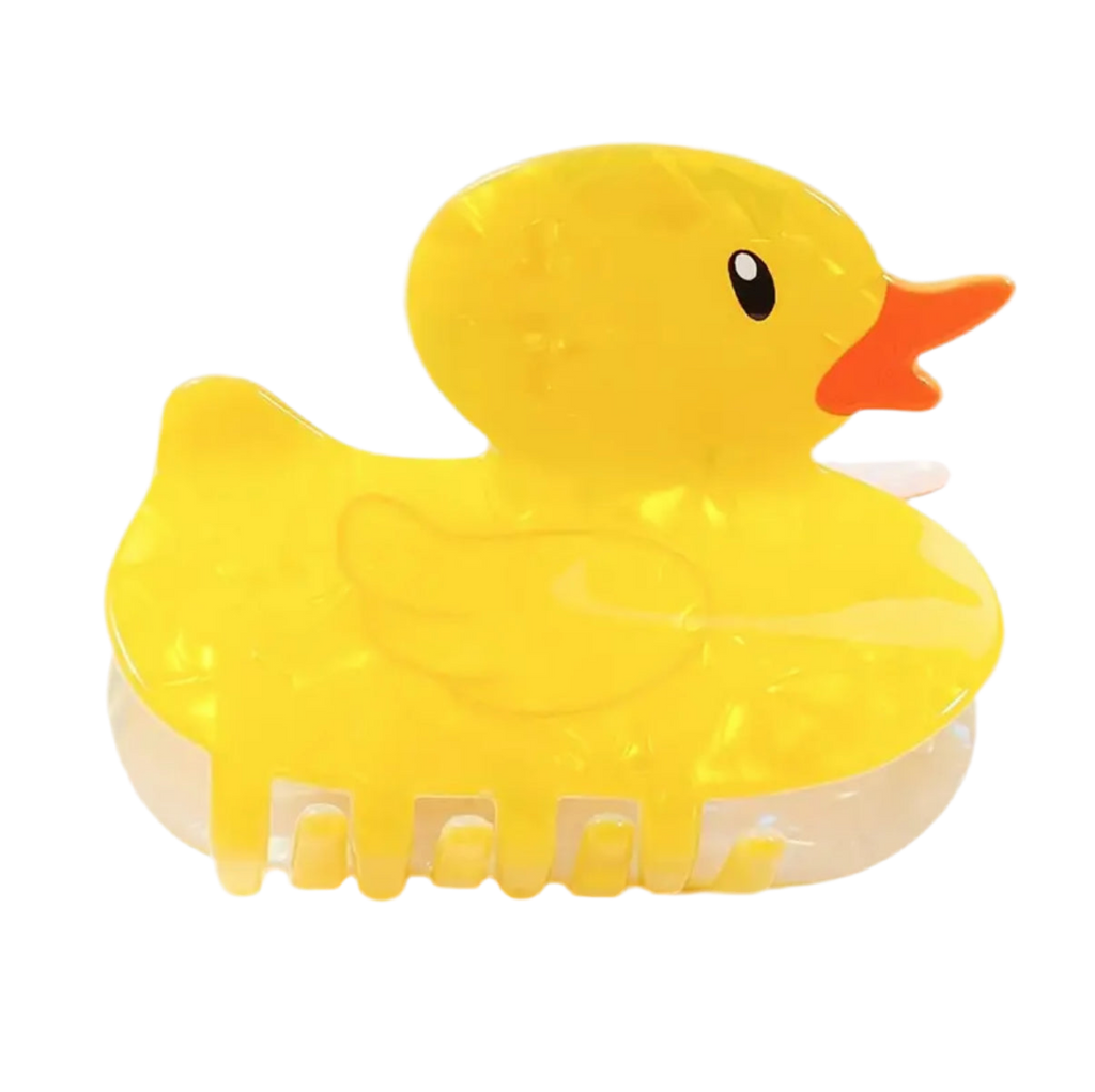 Pince à cheveux Canard Jaune