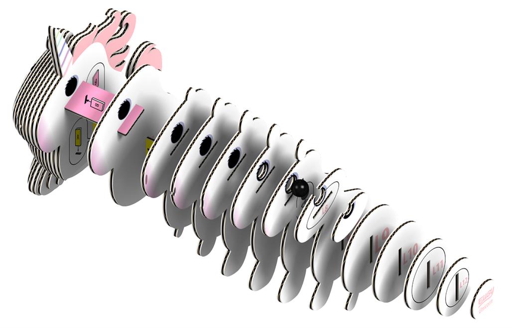 EUGY 3D - Licorne