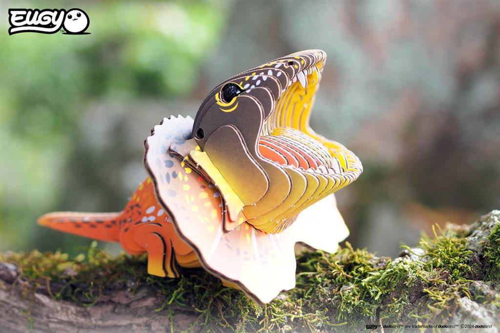 EUGY 3D - Lézard à collerette