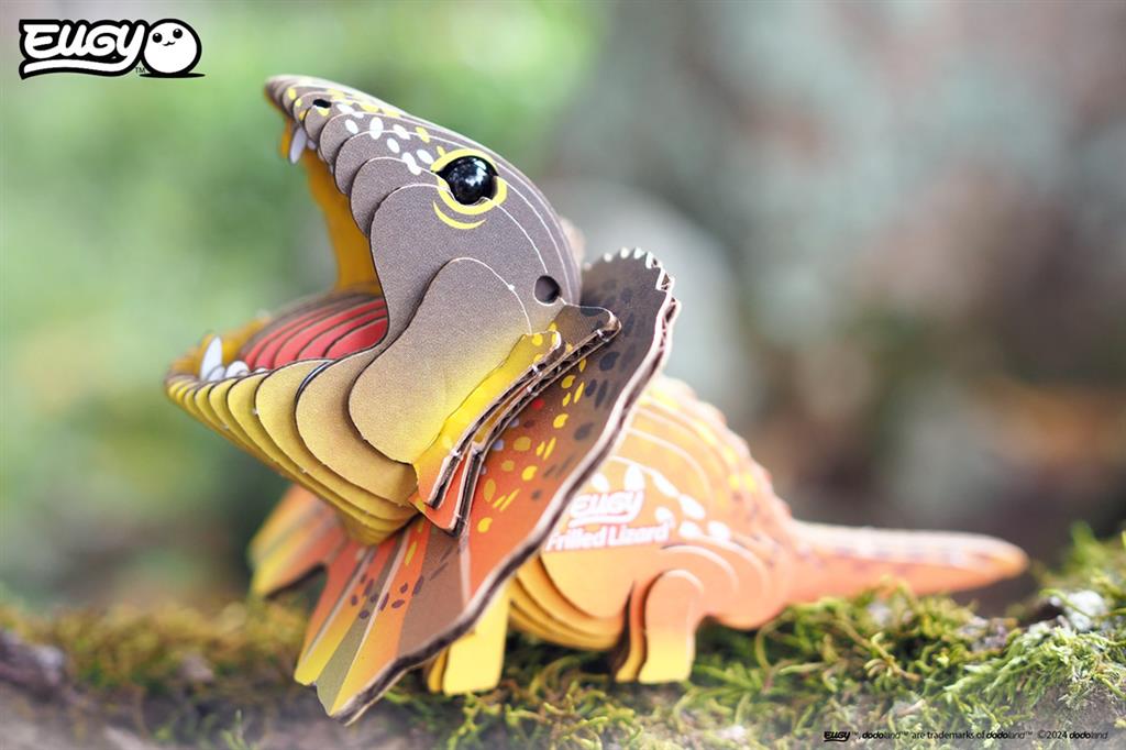 EUGY 3D - Lézard à collerette