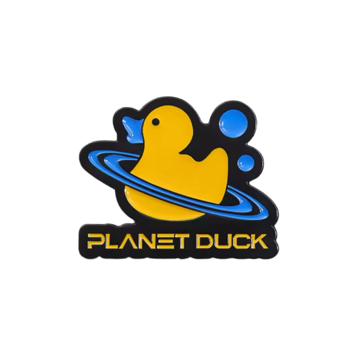 Pin's Canard Jaune "Planet Duck"