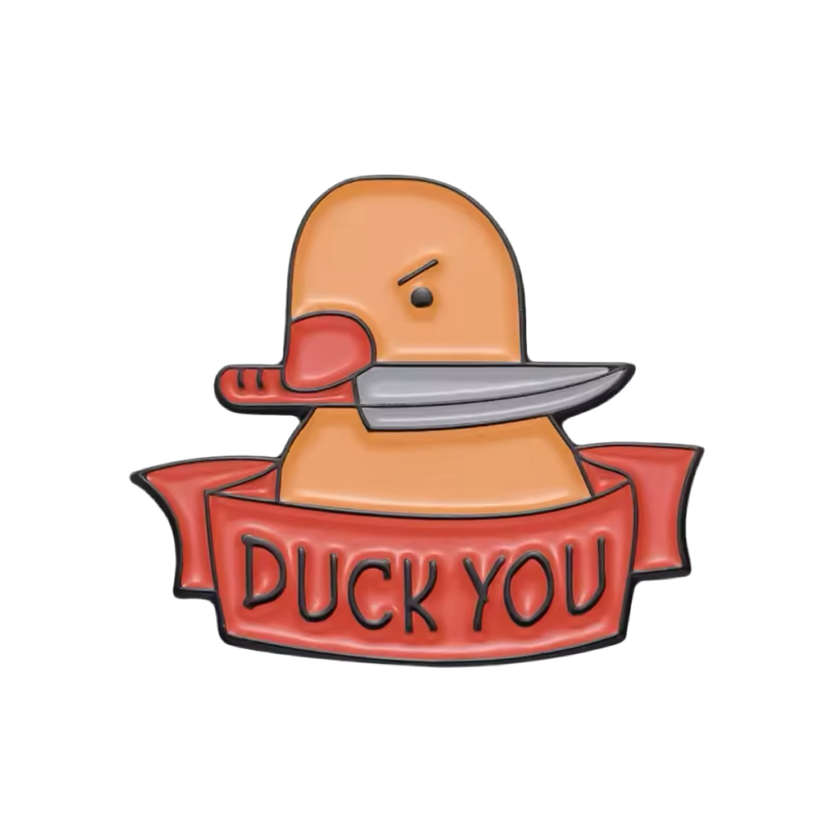 Pin's Canard Jaune "Duck You"