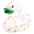 canard classique a paillettes de noel vert