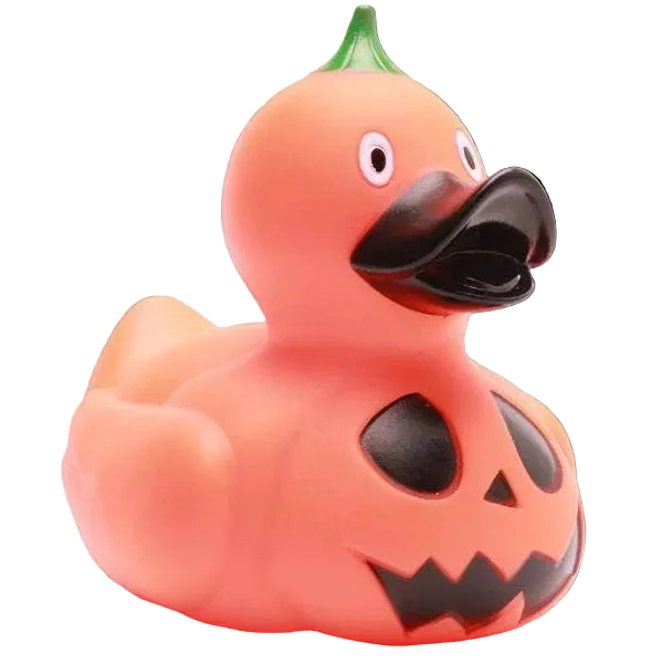 Halloween-Kürbis-Ente