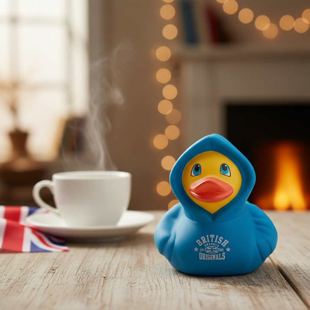 Canard Hoodie Britannique - Bleu