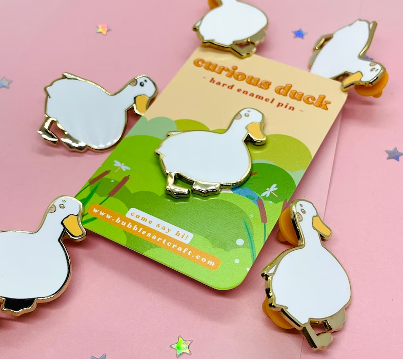 pins-canard-curieux-bubblesartcraft
