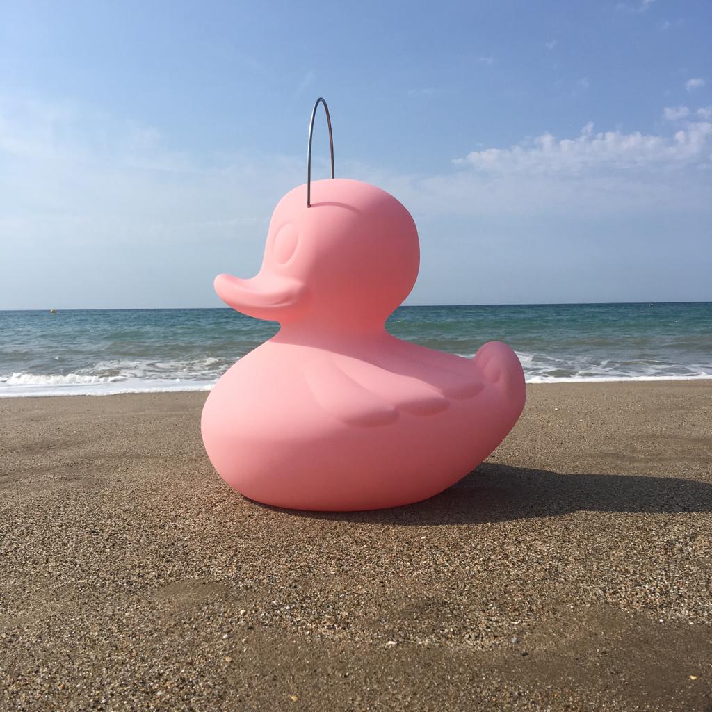 Lampe Canard "The Duck Duck Lamp" Rose (S)