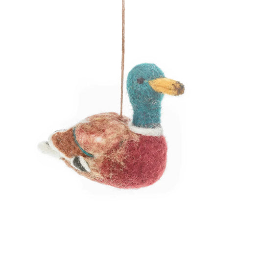 Boule de Noël en Feutrine Maddox le Canard Colvert