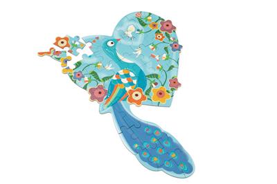 Puzzle Contour - Paon