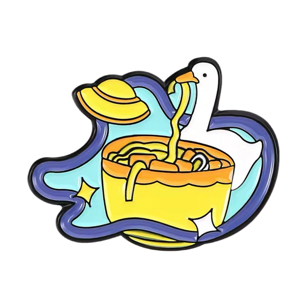 Pin's Canard Blanc "Space Noodle"