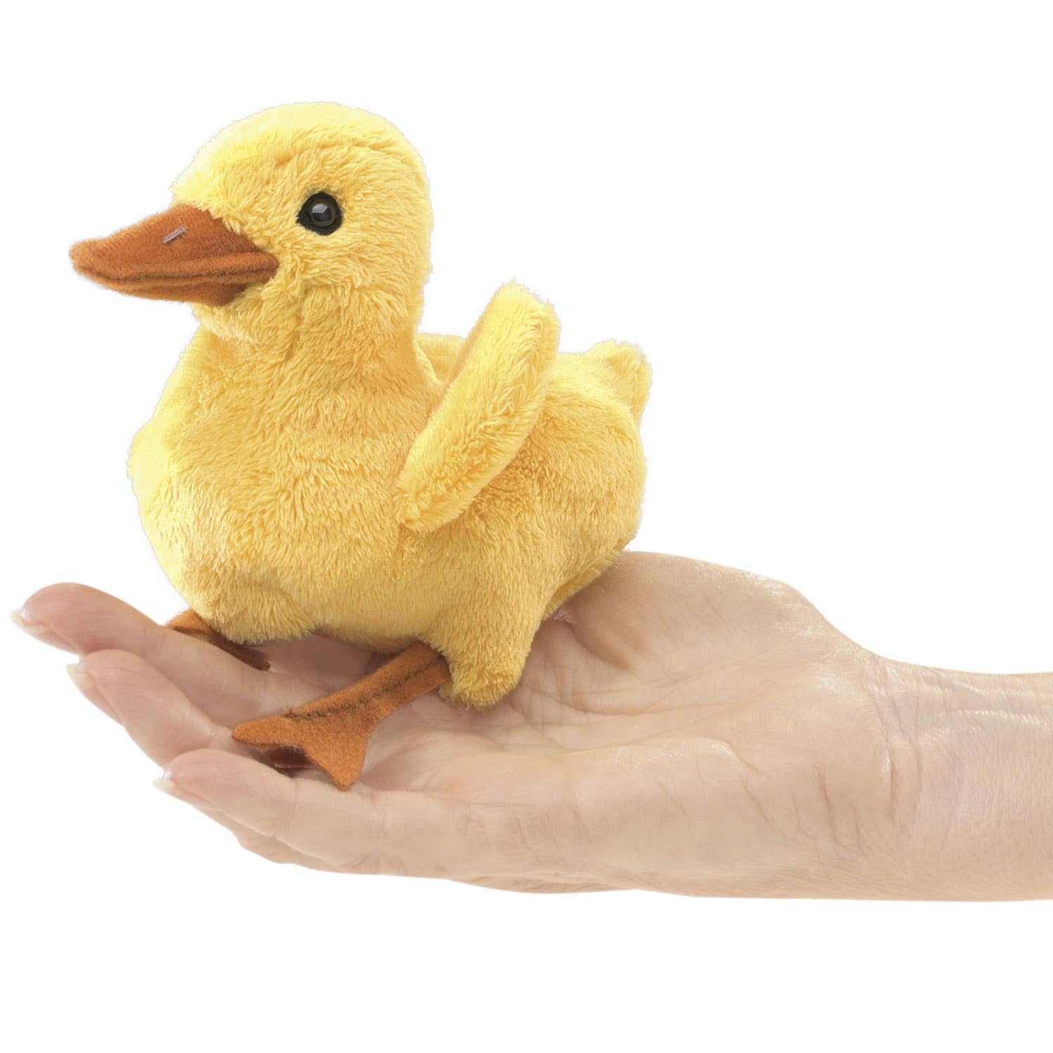 Marionnette à doigt Canard Folkmanis réaliste