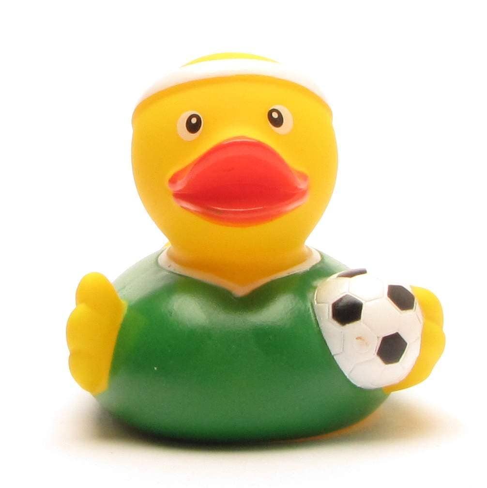 Duck Footballer green jersey