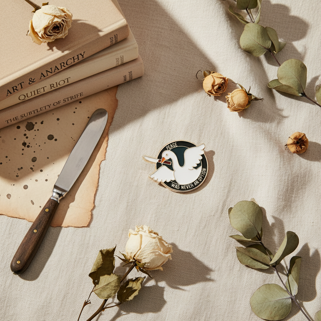 Pin's Canard Blanc Peace was never an option