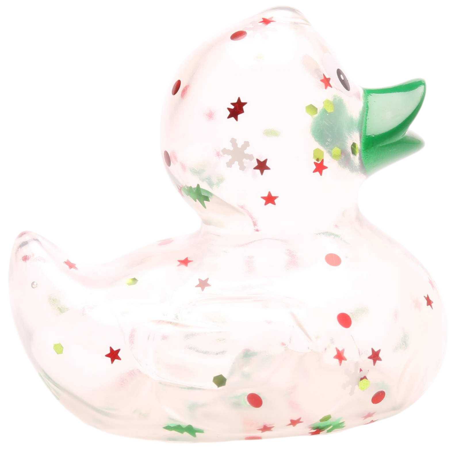Classic Green Christmas Sequin Duck