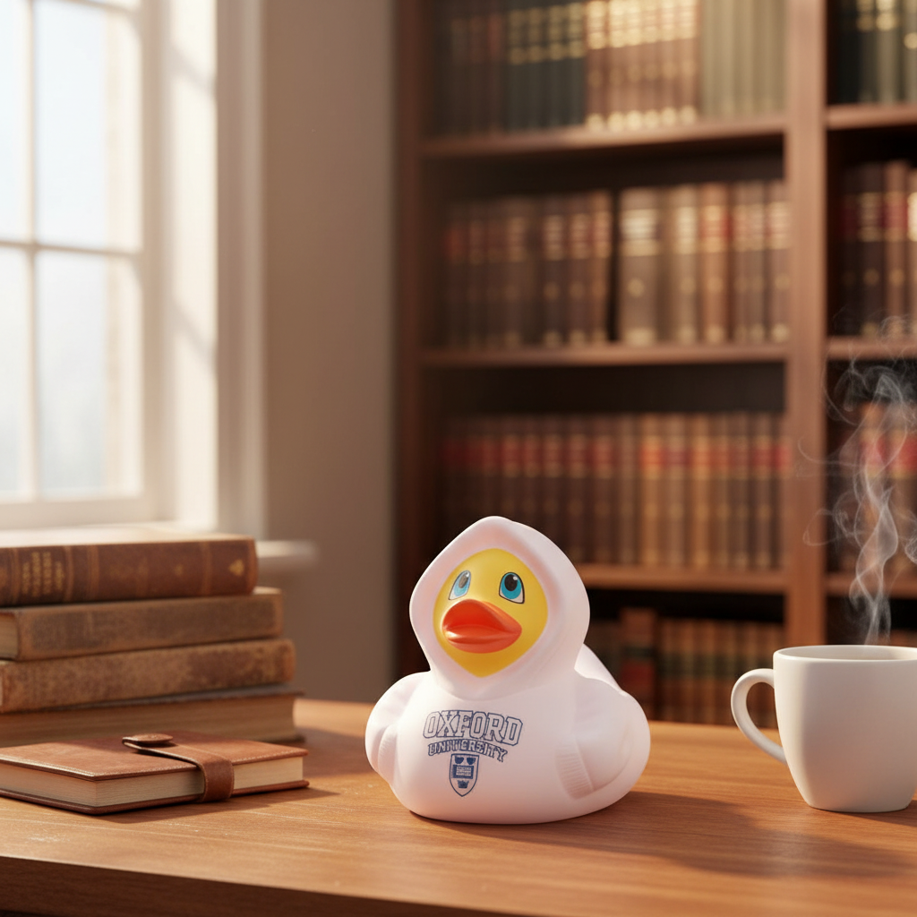 Canard Hoodie Oxford University - Blanc