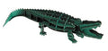 Modèle En Papier 3D - Crocodille
