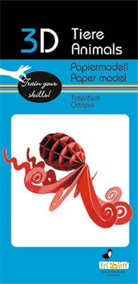 Modèle En Papier 3D - Poulpe