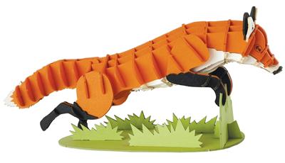 Modèle En Papier 3D - Renard