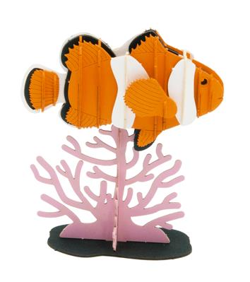 Modèle En Papier 3D  - Poisson Clown