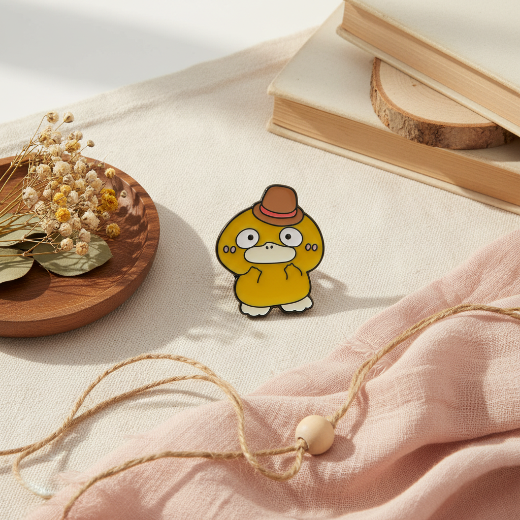 Pin's Canard Jaune "OMG"