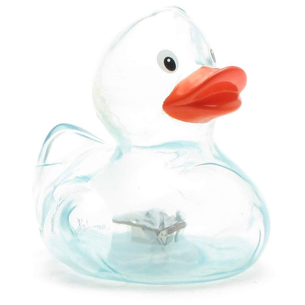 Blaue blinkende Ente