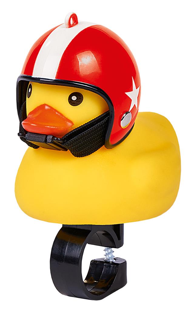 canard avec casque de moto moses