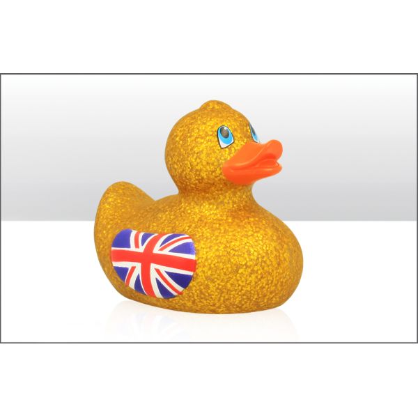 Canard Union Jack - Or Pailleté