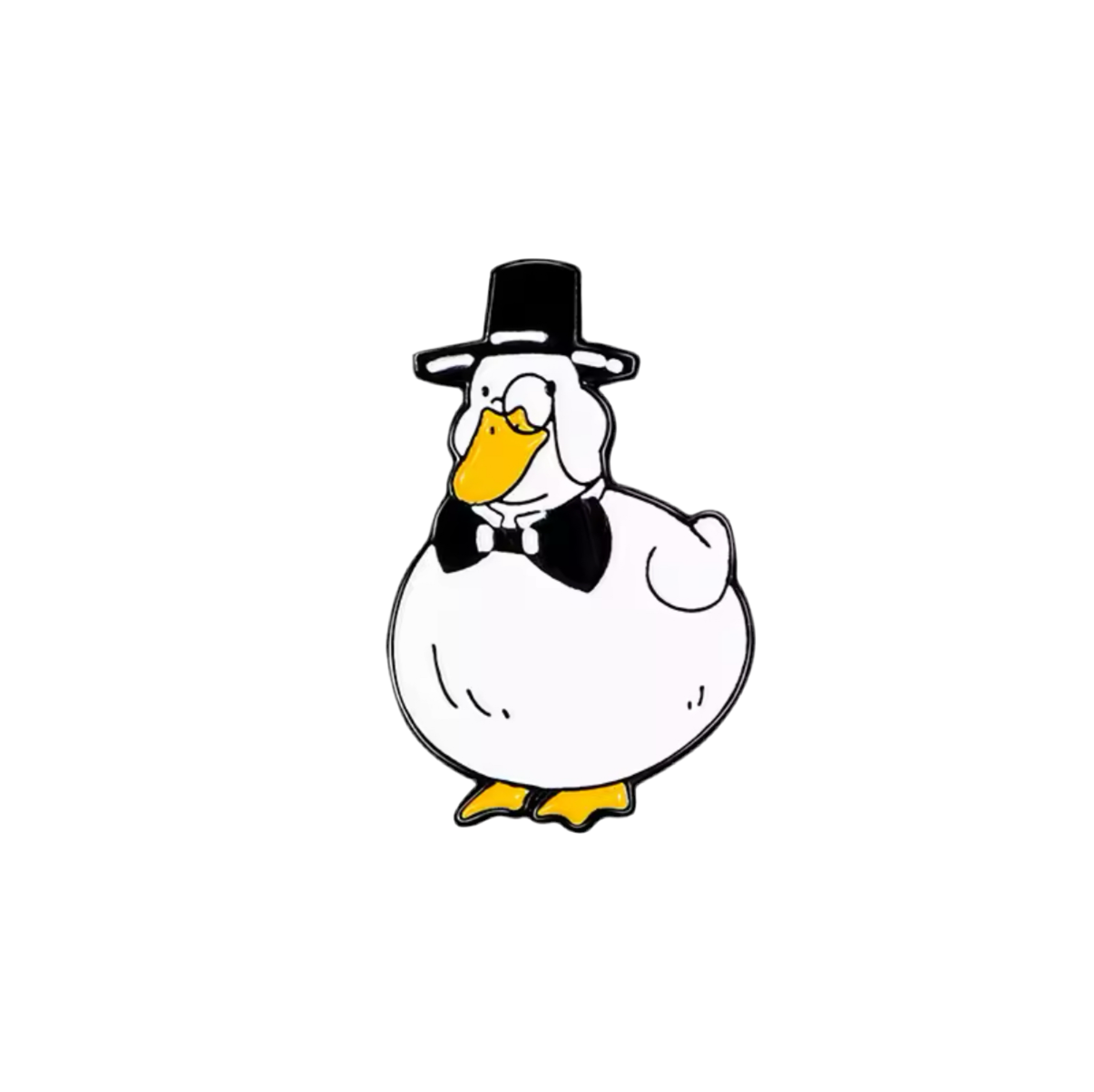 Pin's Canard Blanc Gentleman