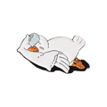 Pin's Canard Blanc Endormi