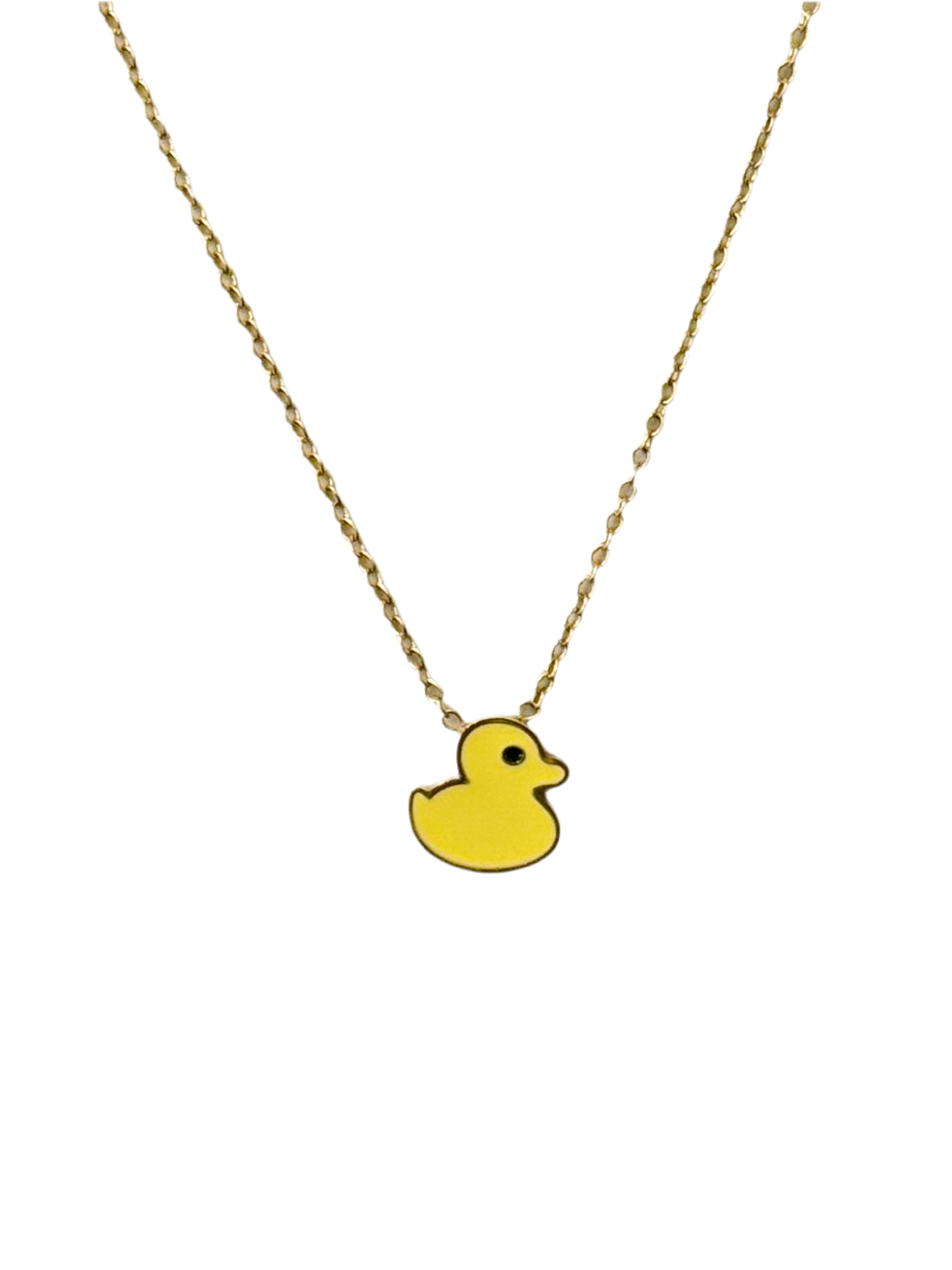 Collier Canard Jaune
