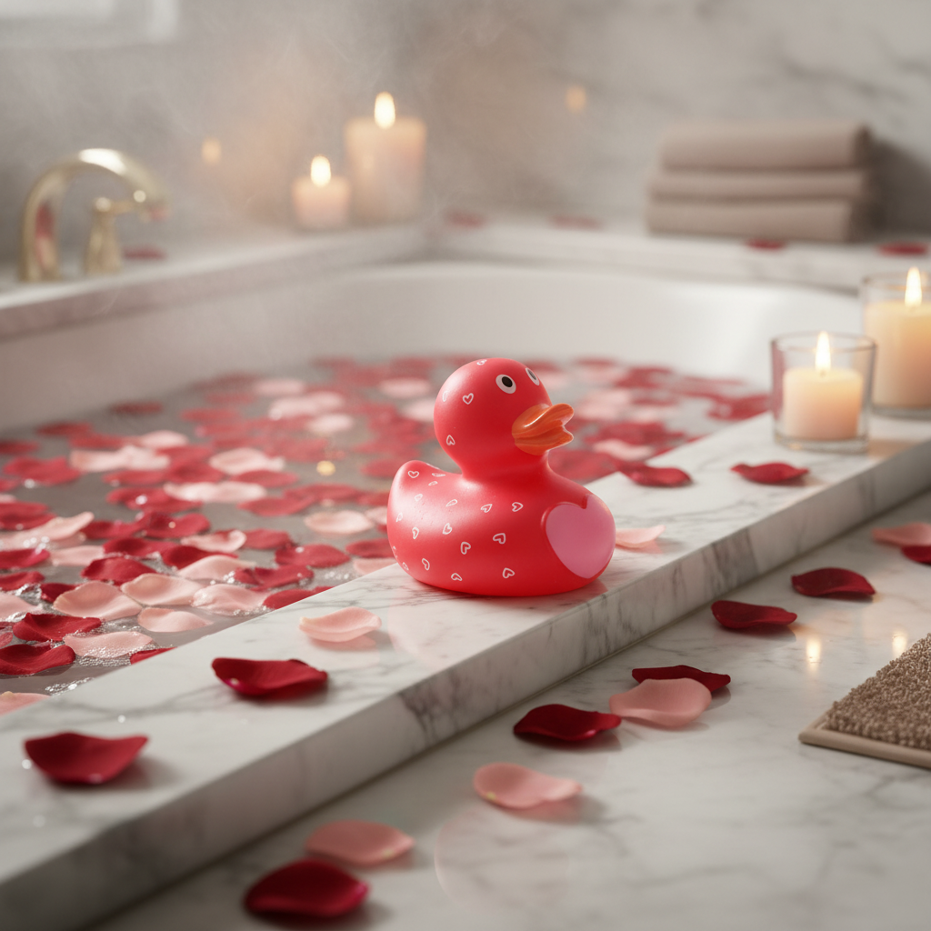 Canard Cœur - Rouge