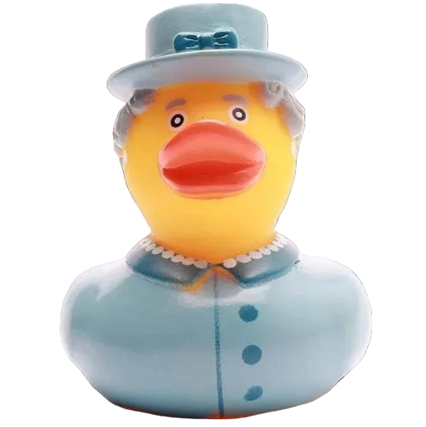 Queen Elizabeth II Duck - Blue