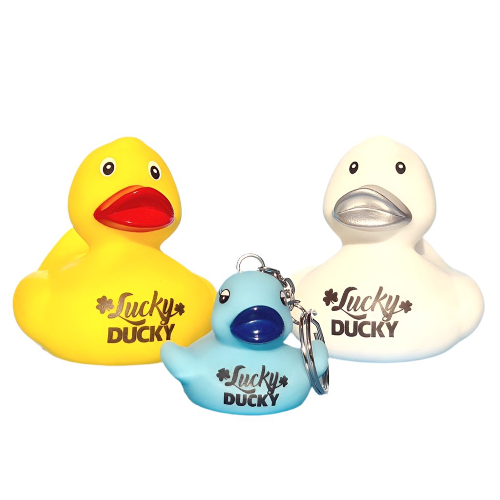 Porte-Clés Canard Bleu Lucky Ducky
