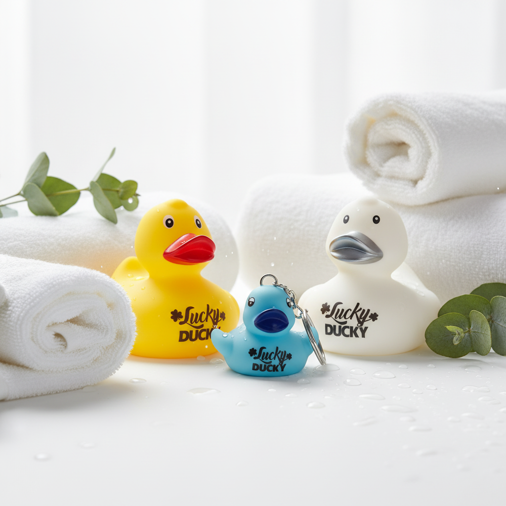 Porte-Clés Canard Bleu Lucky Ducky