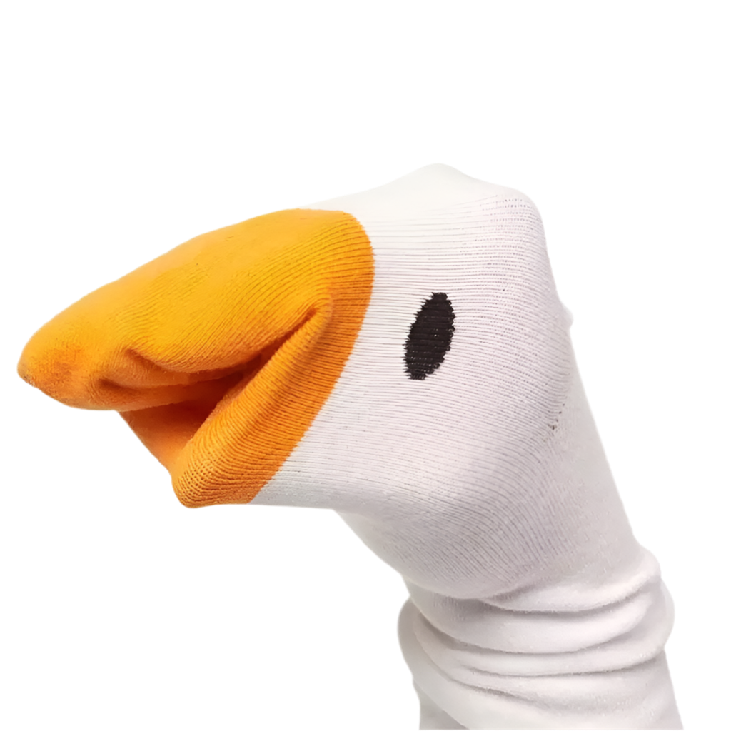 chaussettes-canard-blanc