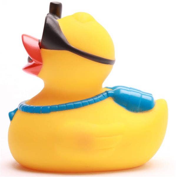 Canard Plongeur avec bouteille d'oxygène