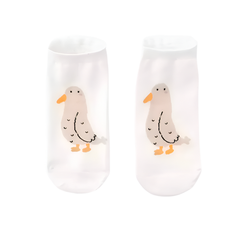 Socquettes Canard Gris – visuel produit