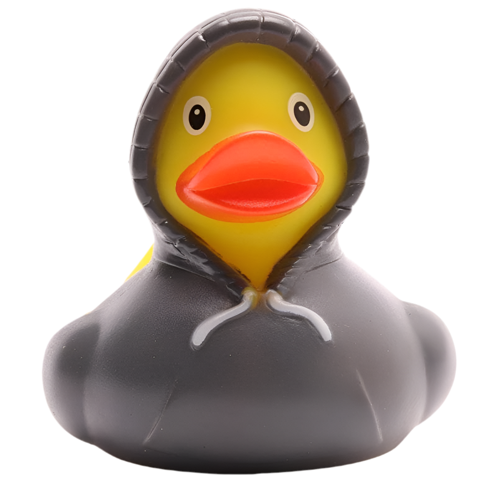 Duck Hoodie - Grey