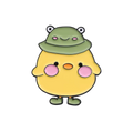 Pin's Canard Jaune en Tenue Grenouille