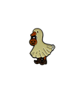 Photo produit - Pin's Canard Blanc Fantôme d’Halloween
