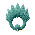 Anneau de Dentition Paon Vert