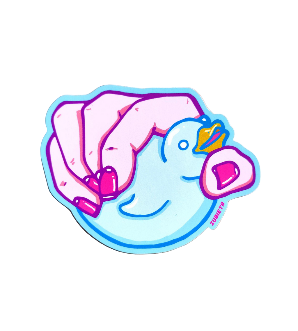 Duckies rață autocolant