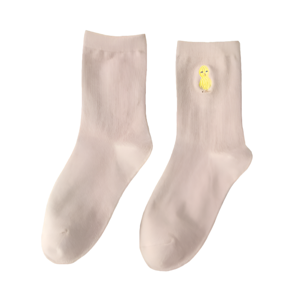 Socken Kleines Küken bestickt