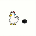 Pin's Canard Blanc Casquette